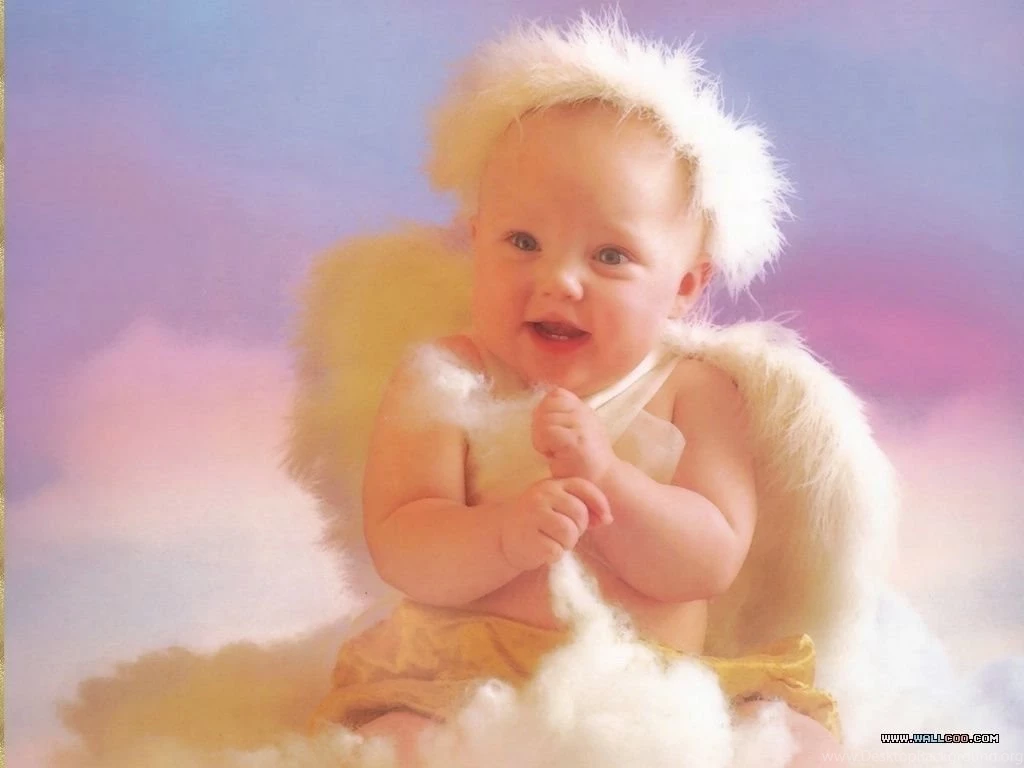 Download Cute Baby Angel Normal Wallpapers