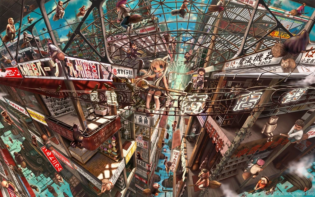 Anime City Wallpapers And Images Wallpapers, Pictures, Photos