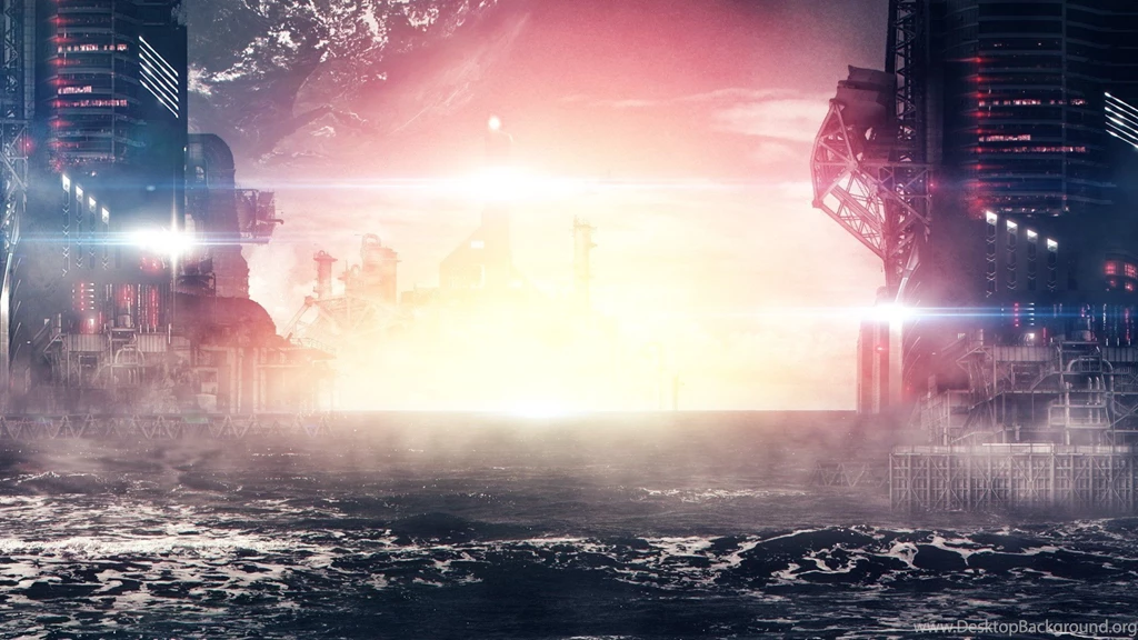 Landscape Sunshine Anime City Wallpapers