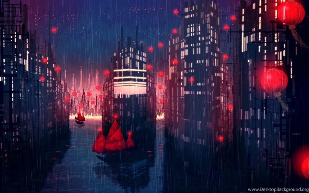 Night City Anime Wallpapers Desktop