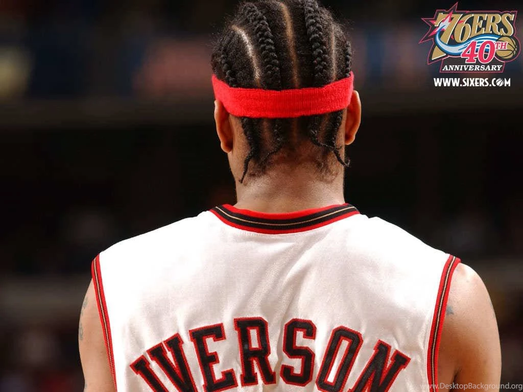 NBA Sixers Allen Iverson Back   Philadelphia 76ers Wallpapers