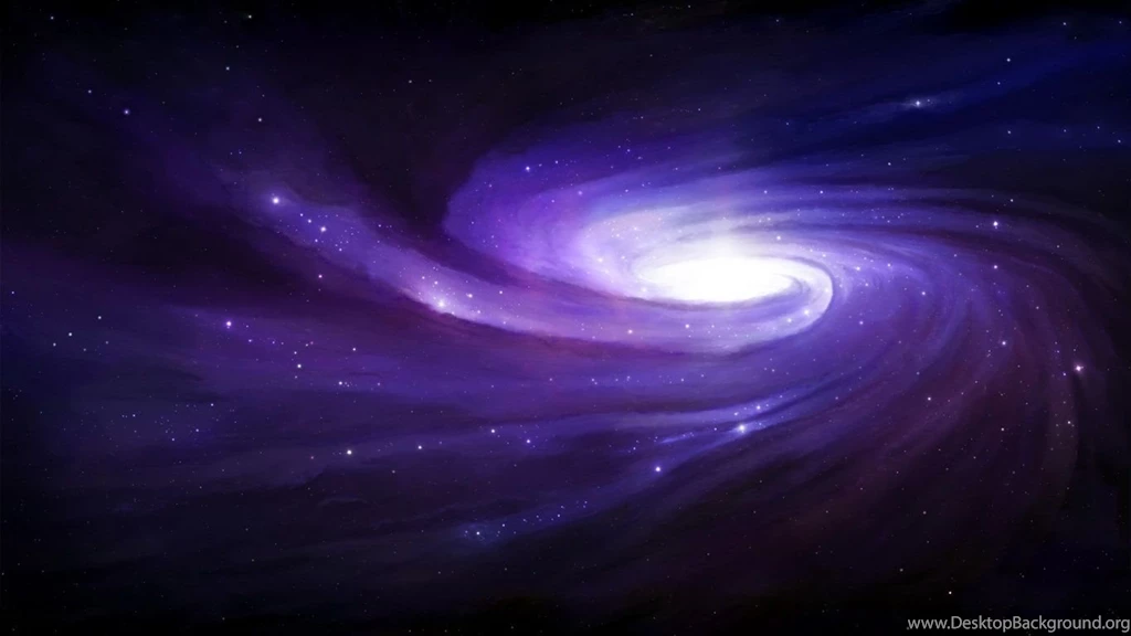 1366x768 Purple Galaxy Desktop PC And Mac Wallpapers