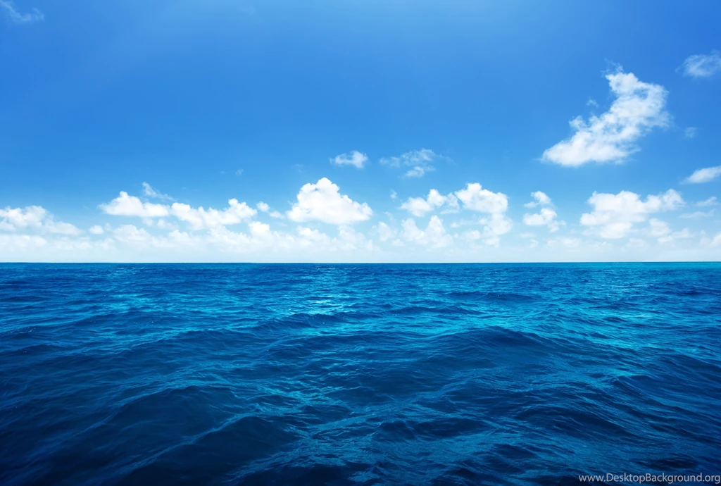 Blue Clouds Ocean Sea Sky Water HD Wallpapers