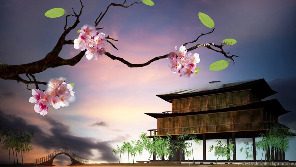 Cherry Tag Wallpapers Page 2: Japan Sakura Asia Scenery Lake ...