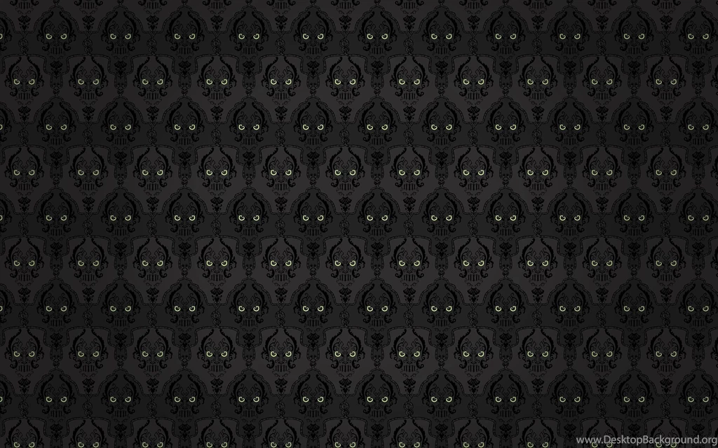 Dark Skull Pattern Eyes Wallpapers