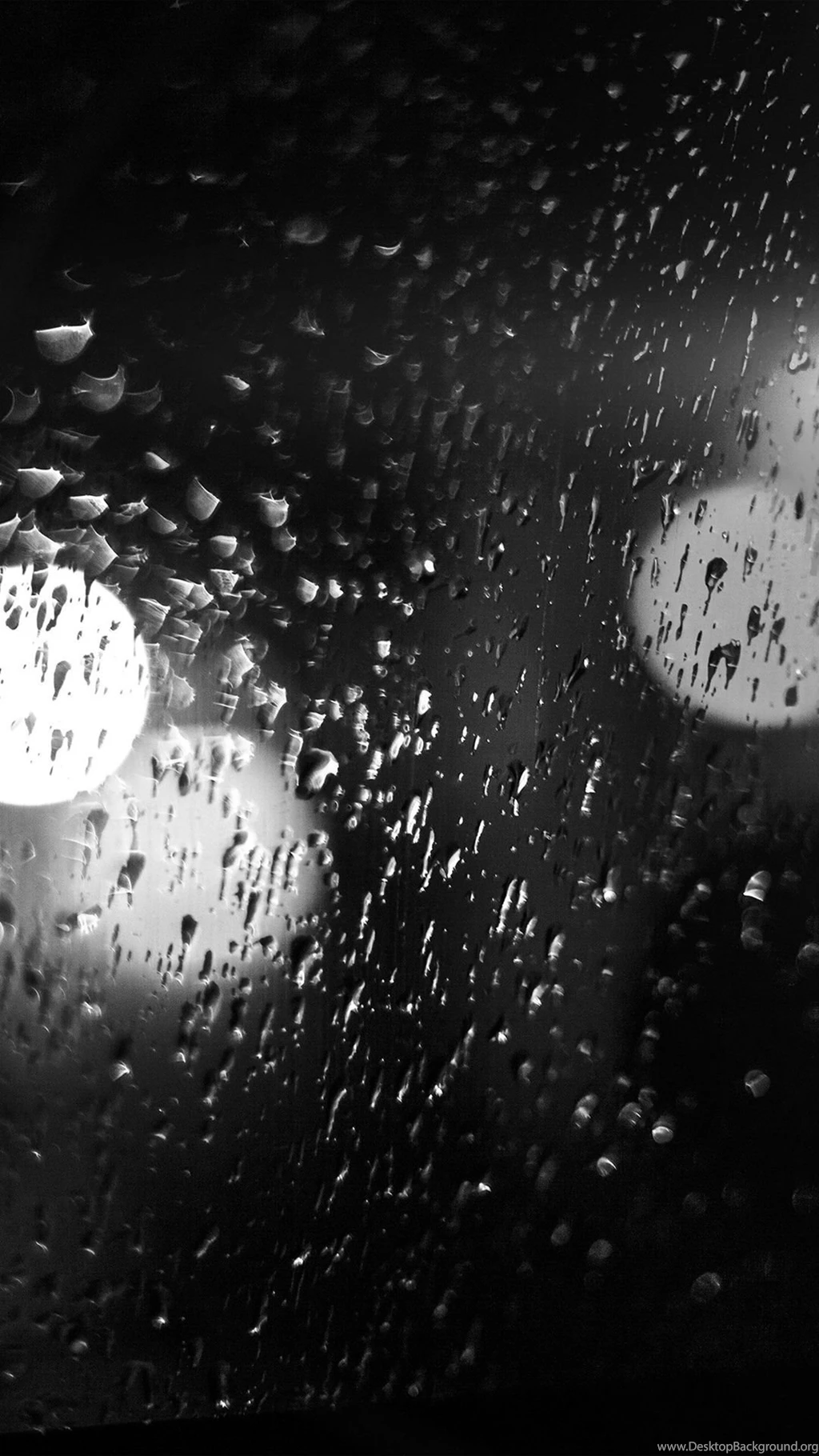 Rainy Night Drops Bokeh Dark Pattern iPhone 6 Wallpapers Download ...