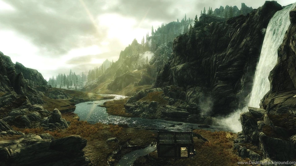 Water Nature The Elder Scrolls V: Skyrim Wallpapers