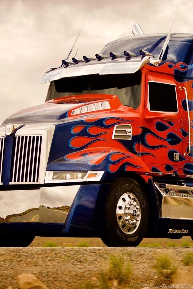 Download Transformers 4 Optimus Prime Wallpapers For iPhone 4