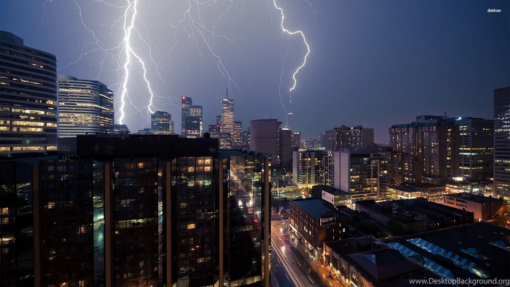 Lightning In Toronto Wallpapers World Wallpapers