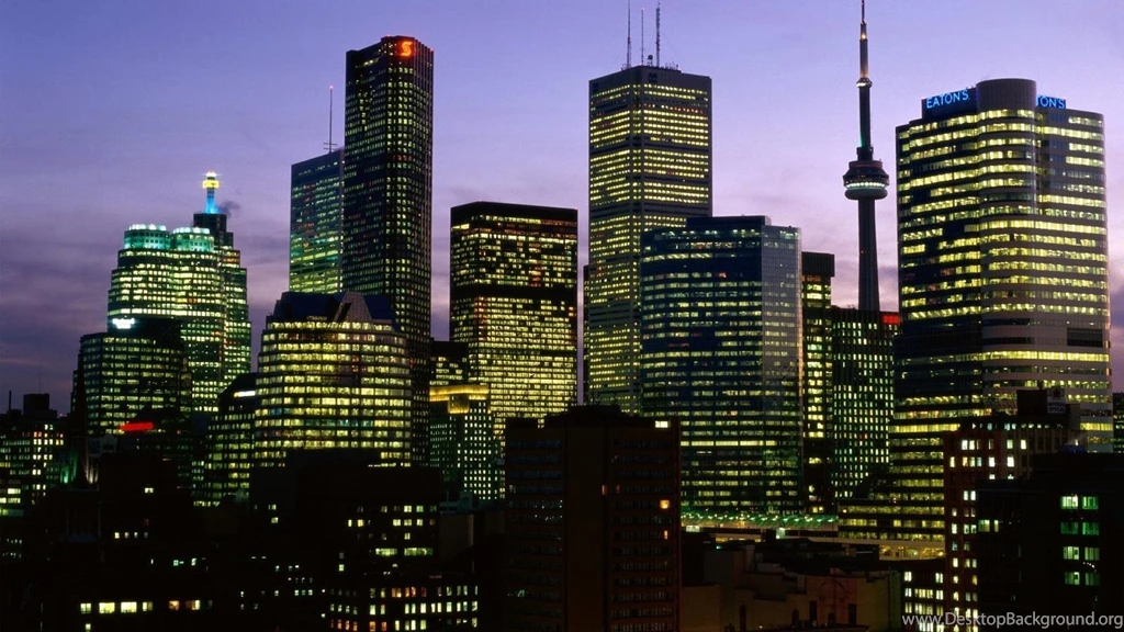 Nature Night Falls Toronto Wallpapers