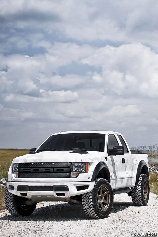 White Ford F 150 Wallpapers   Image