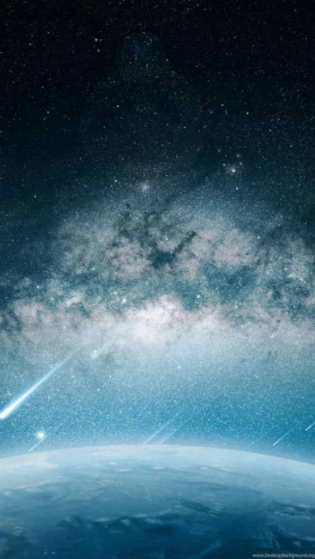 Space Meteorite Planet Rain iPhone 5s Wallpapers Download