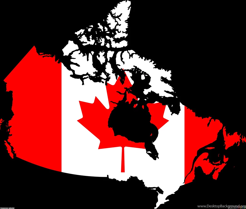 Canada Map Flag Wallpapers
