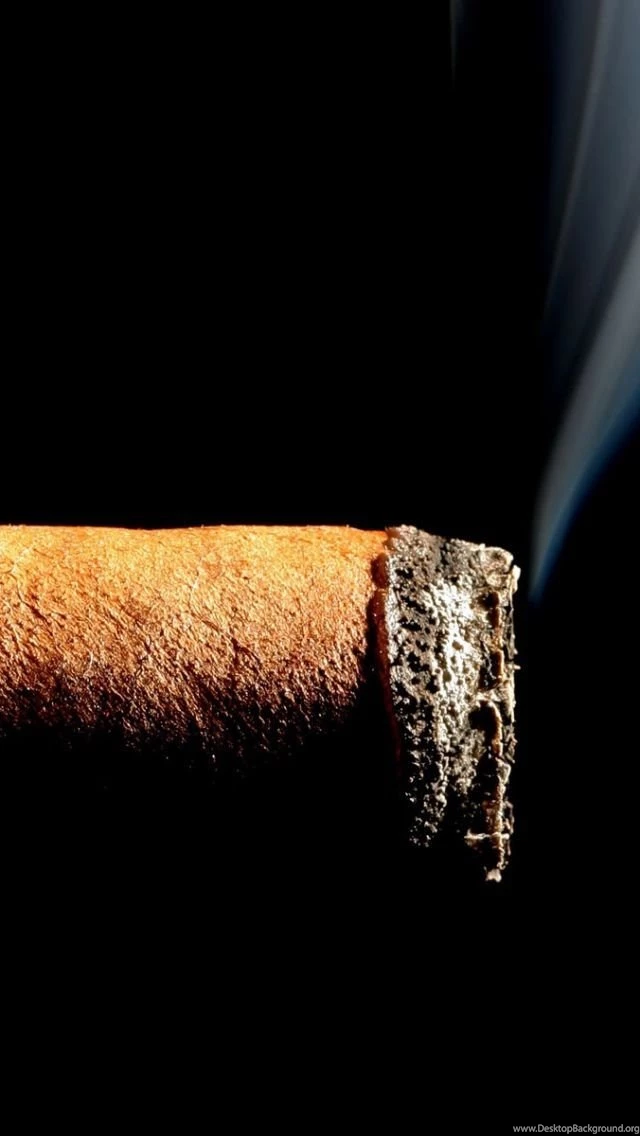 Download Wallpapers 640x1136 Cigar, Brown, Smoke, Ash iPhone 5S, 5C ...