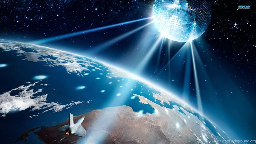 Disco Globe Moon Wallpapers Fantasy Wallpapers