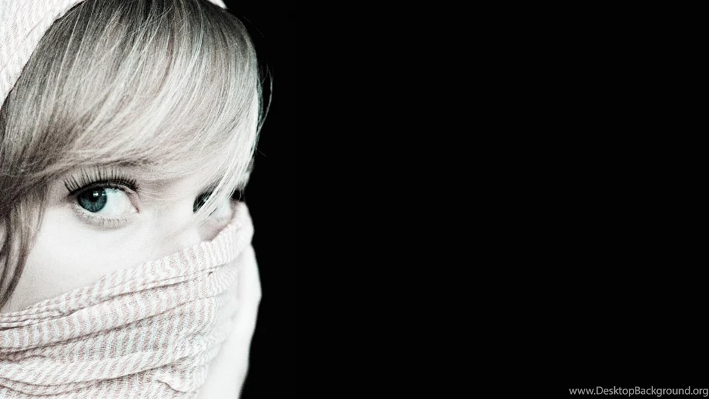 Monochrome Photography Of Awesome Girl With Green Eyes Hd ...