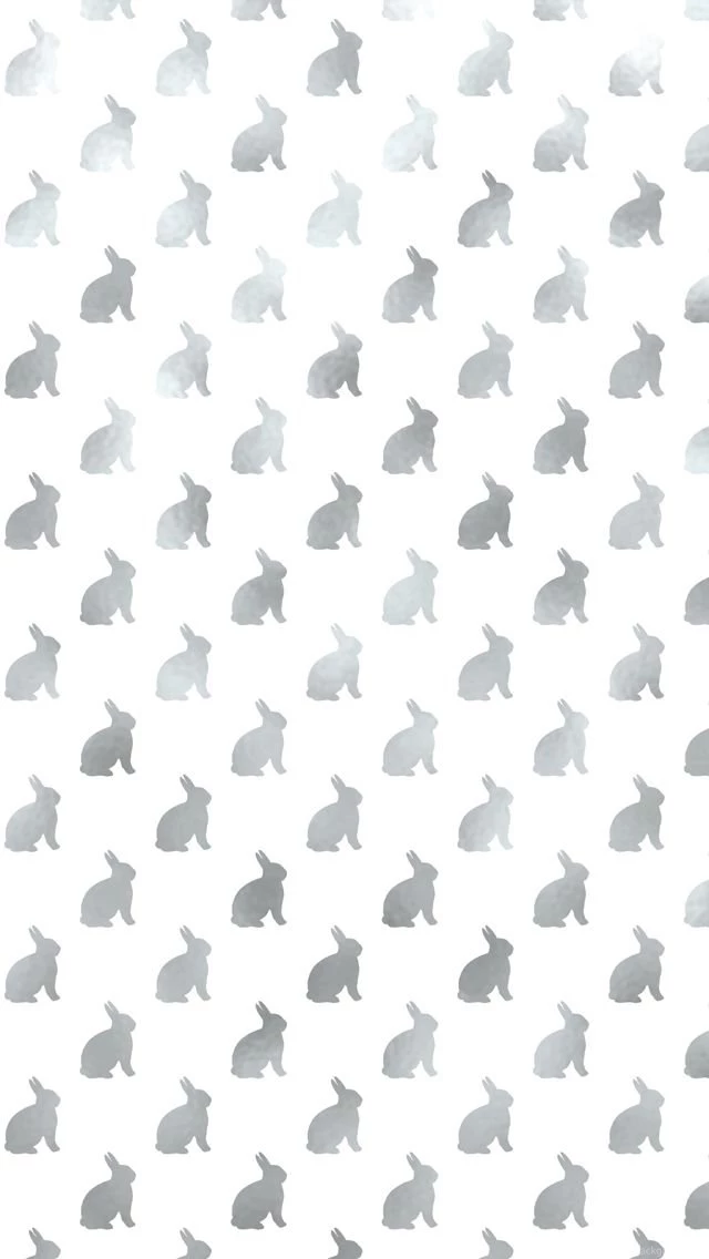 Easter Bunny iPhone Wallpapers   Silver Spiral Studio