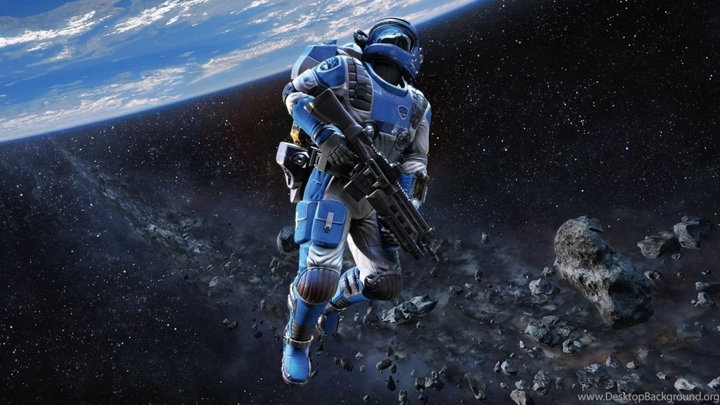 1366x768 Halo Space Wallpapers