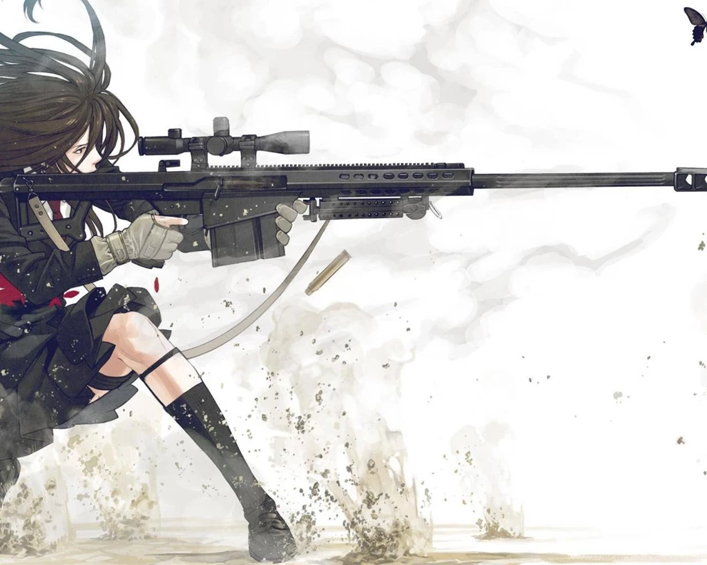 Gun Anime Girl M82a1 Wallpapers (