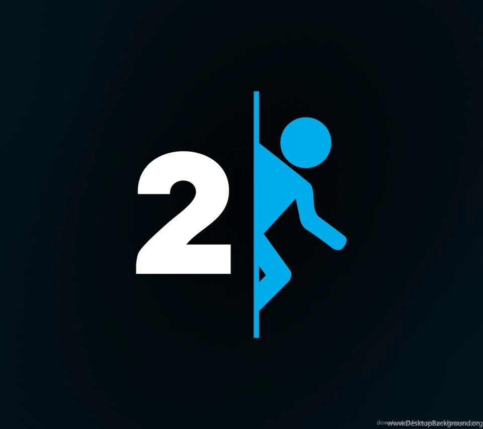 Download Portal 2 Large Logo Wallpapers For Sony Ericsson Xperia Arc