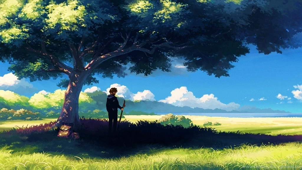 Featured image of post Anime Boy Sitting Under Tree : Cartoons &amp; comics &amp; graphic novels.