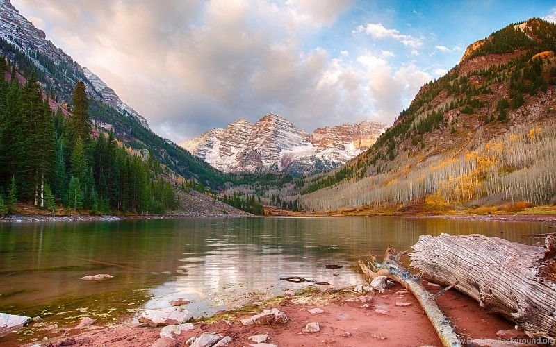 Maroon Lake Near Aspen, Colorado Retina Wallpapers Free Desktop ...