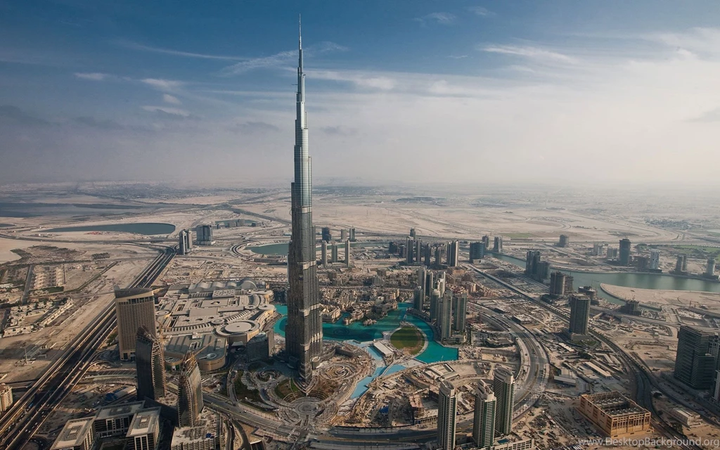 Daily Wallpaper: Bird's Eye View Of Burj Dubai (Burj Khalif)