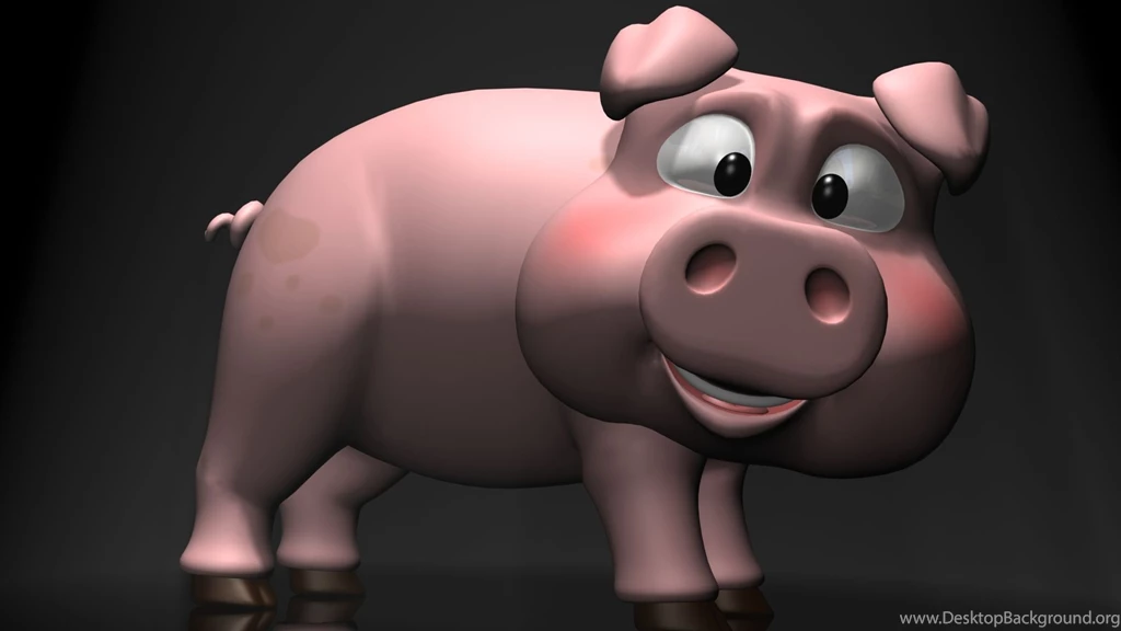 Cute Pink Pig Desktop Wallpapers 28197