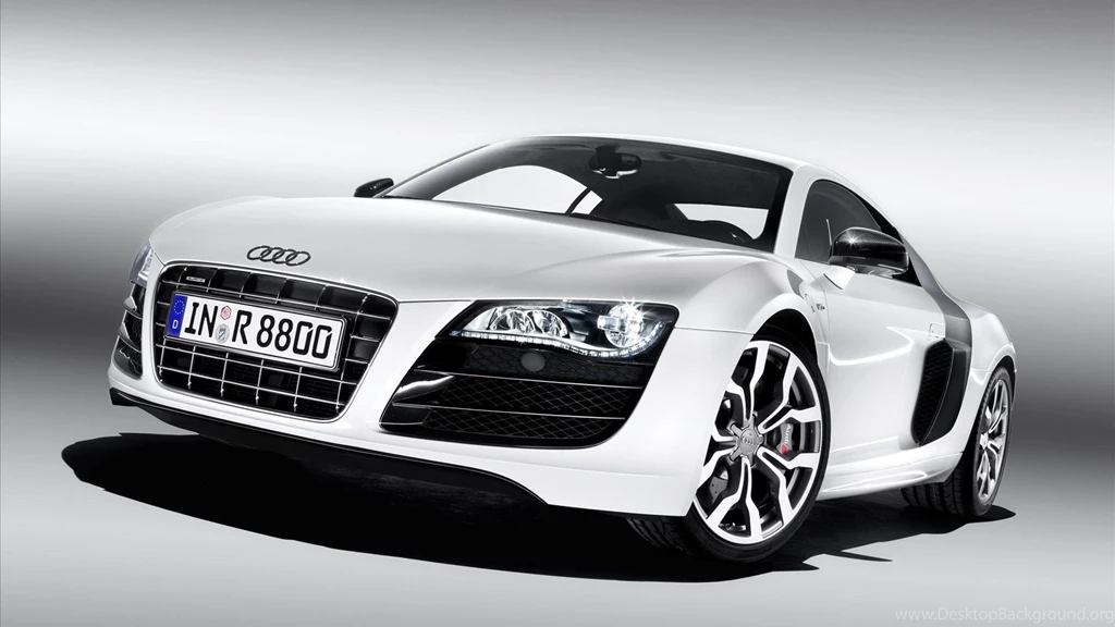 White Audi R8 1080p 4K Wallpapers