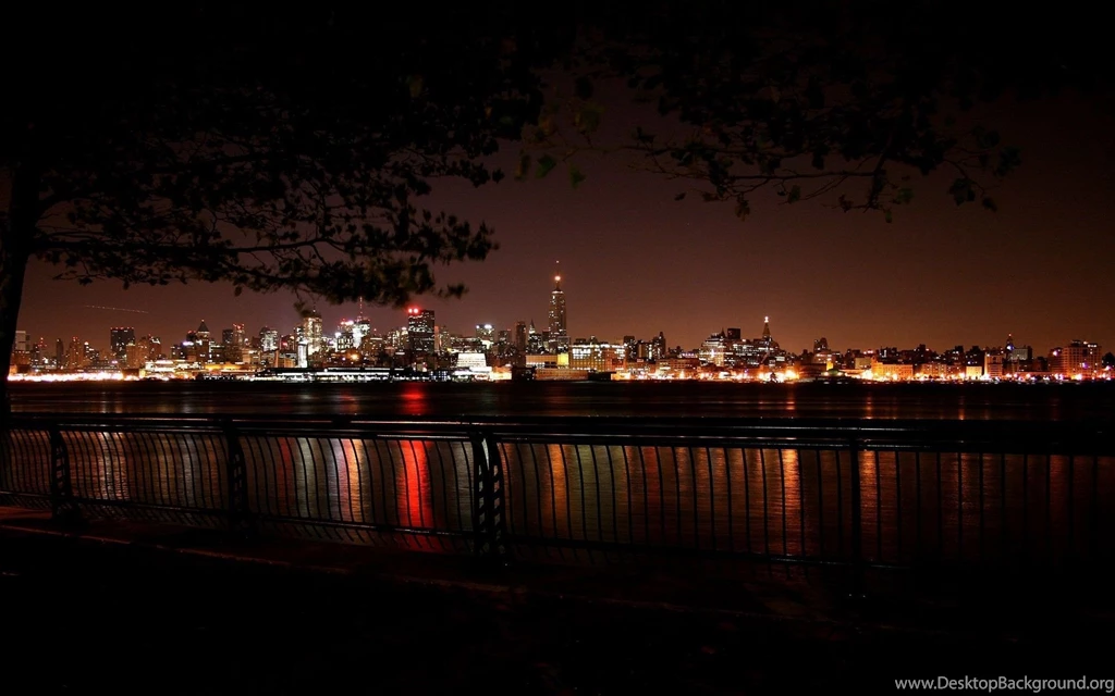 Wallpaper, Night, City, House, Beach, Historic (