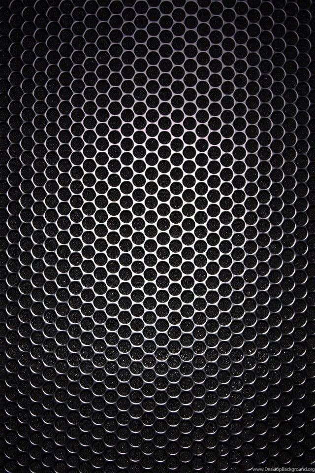 640x960 Black Honeycomb Pattern Iphone 4 Wallpapers