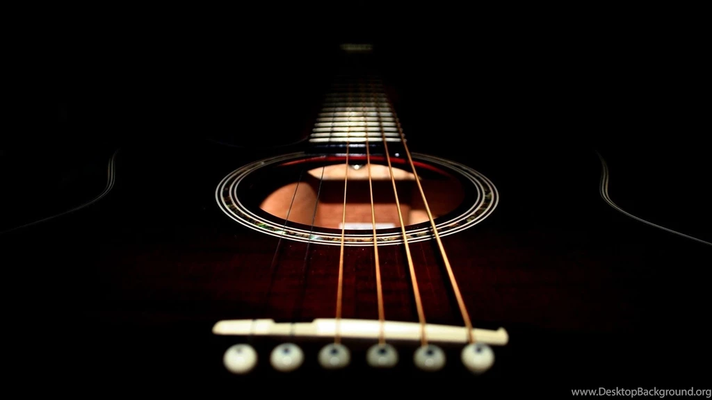 Blue Acoustic Guitar Wallpapers   Invitation Templates