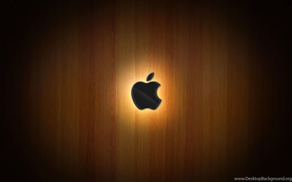 Wooden Glow Of Apple Wallpapers