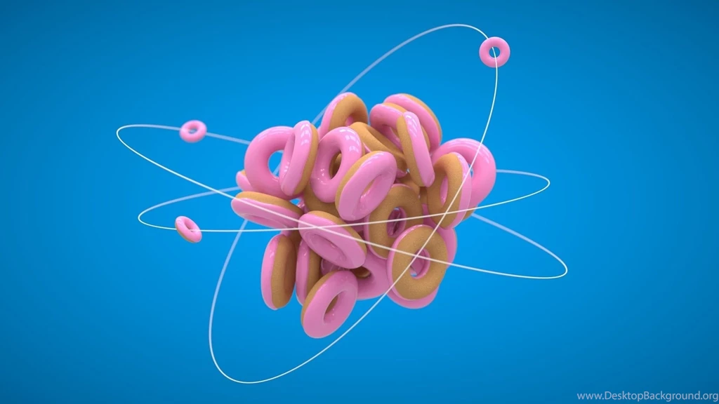 3d Doughnut Atom HD Wallpapers