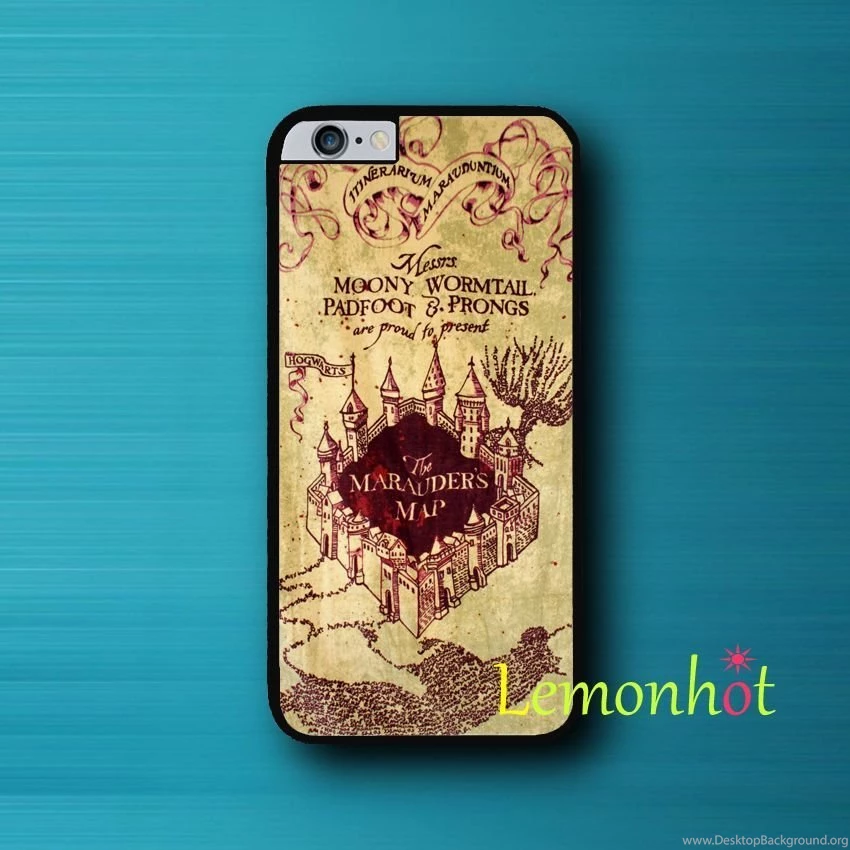 Hogwarts Castle Map Harry Potter Cute Vintage Wallpapers Case For ...