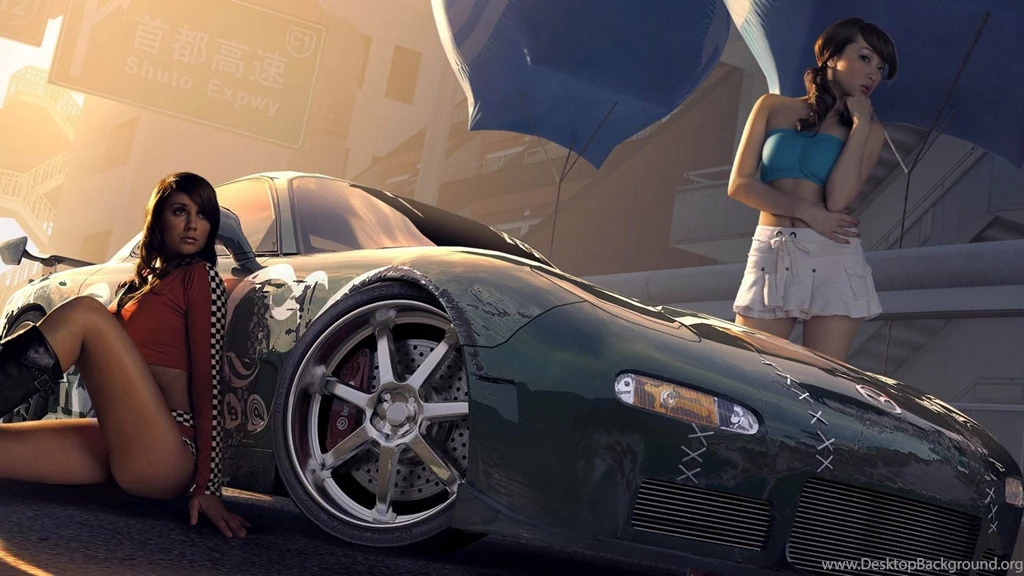 Need For Speed Sexy Girls And The Car