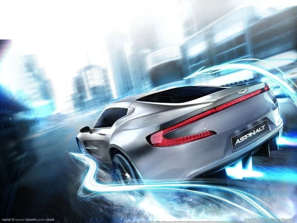 1024x768 Asphalt 3D Desktop PC And Mac Wallpapers