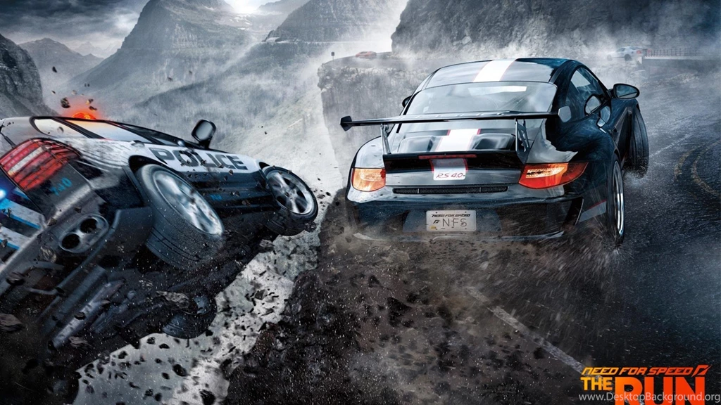 Speed The Run Cars Cliffs Games Police Wallpapers