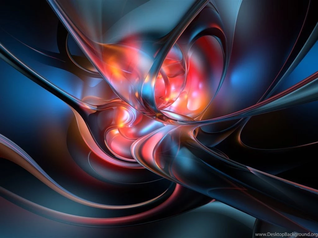 3D Design Red Energy Wallpapers