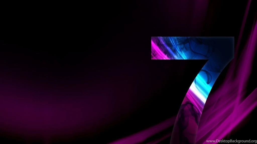 1366x768 Windows 7 In Purple Desktop PC And Mac Wallpapers