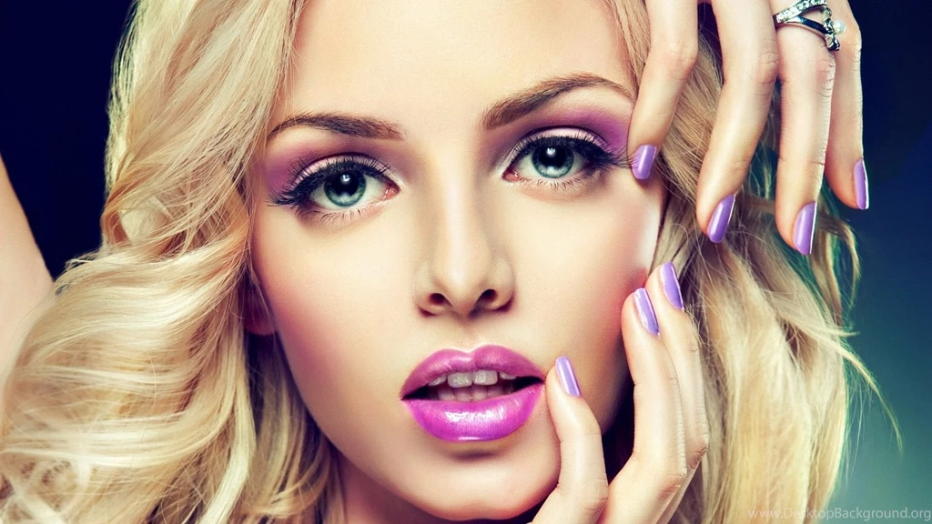 Download Wallpapers 1920x1080 Model, Face, Manicure, Make up Full ...