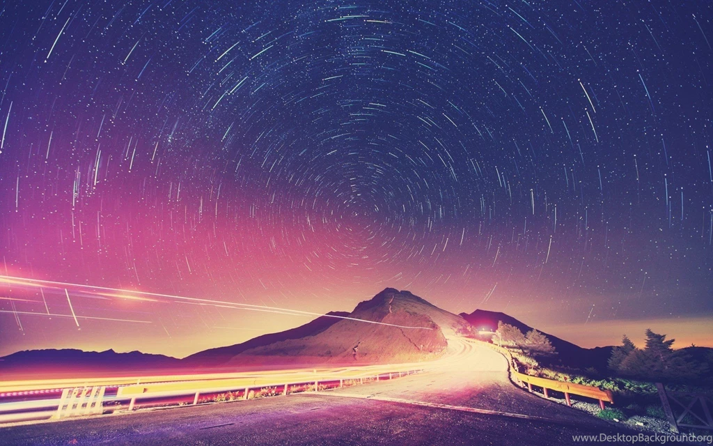 Circular Stars In The Night Sky Wallpapers » WallDevil Best Free ...