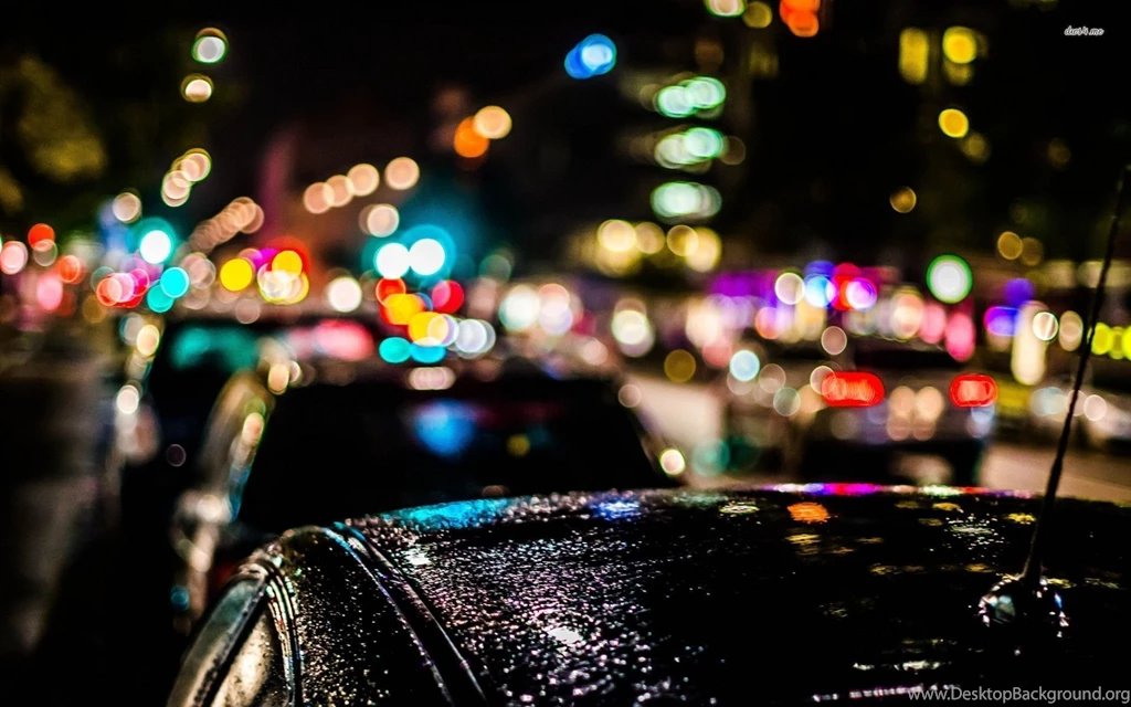 Blurred City Lights Over Cool Wallpapers HD For Desktop ...