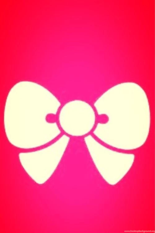Pink Bow Iphone Wallpapers Desktop Background