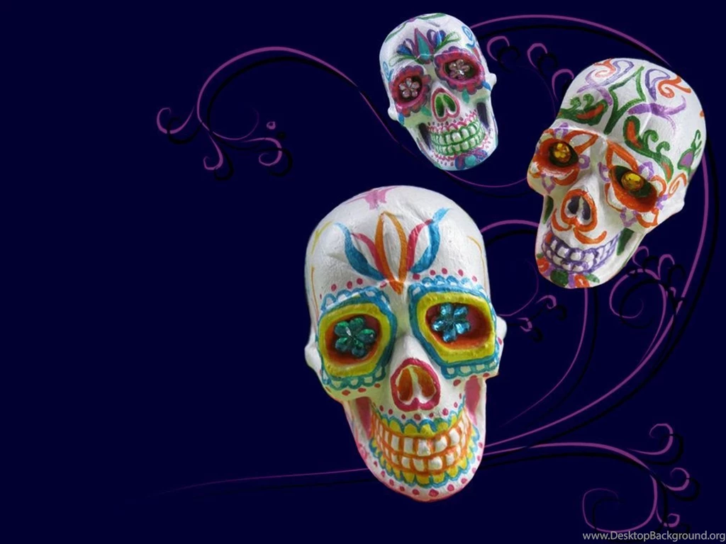 3d Sugar Skulls Wallpapers By Myrcury Art On DeviantArt