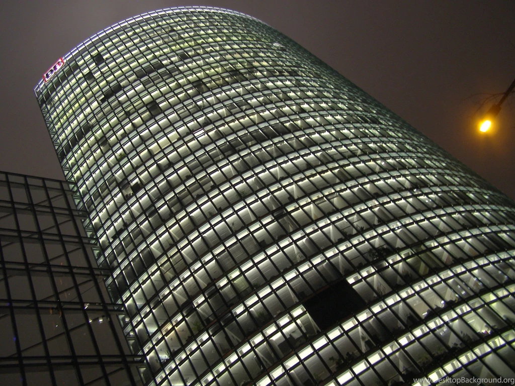 Other: Night Berlin Potzdamer Platz Buildings Architecture ...