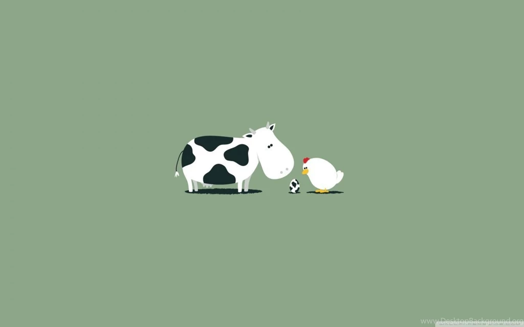 Funny Cow Egg HD Desktop Wallpapers : Widescreen : High Definition ...