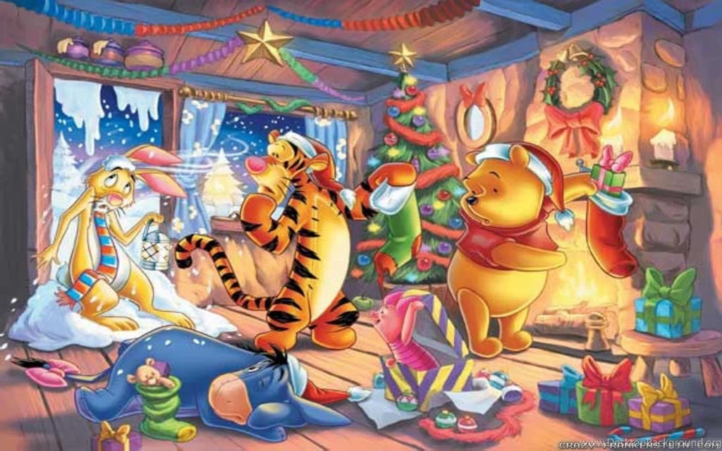 Winnie The Pooh Christmas Wallpapers 2 Crazy Frankenstein