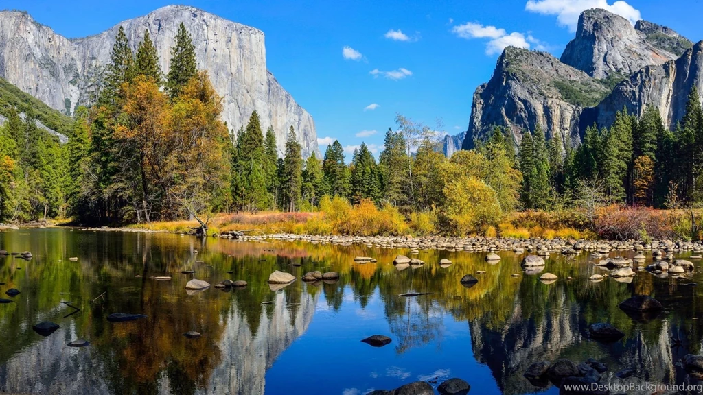 Download Wallpapers 1920x1080 Yosemite National Park, Lake, Rocks ...