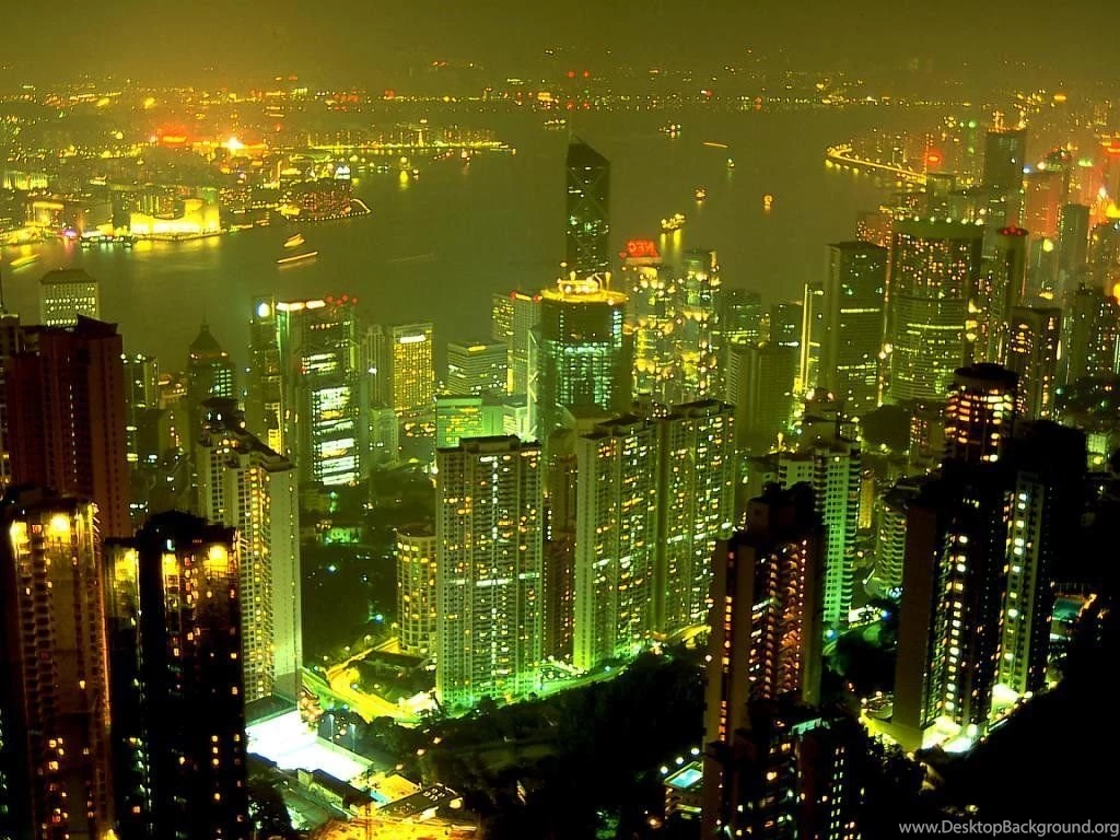 Free Desktop Wallpaper, Night City